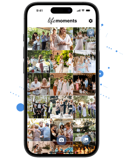 smartphone mit der lifemoments app